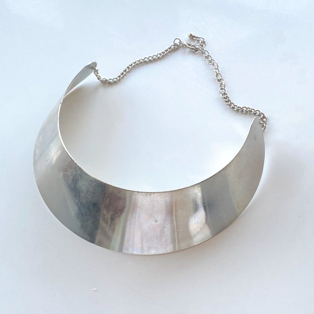 🌼$30for3 (SALE)🌼 Silver Metal Collar Necklace